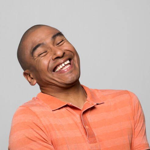 Happy self-employed professional