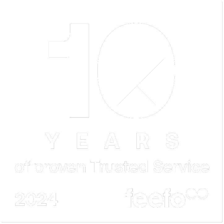 Feefo 10 Years of Trusted Service 2024